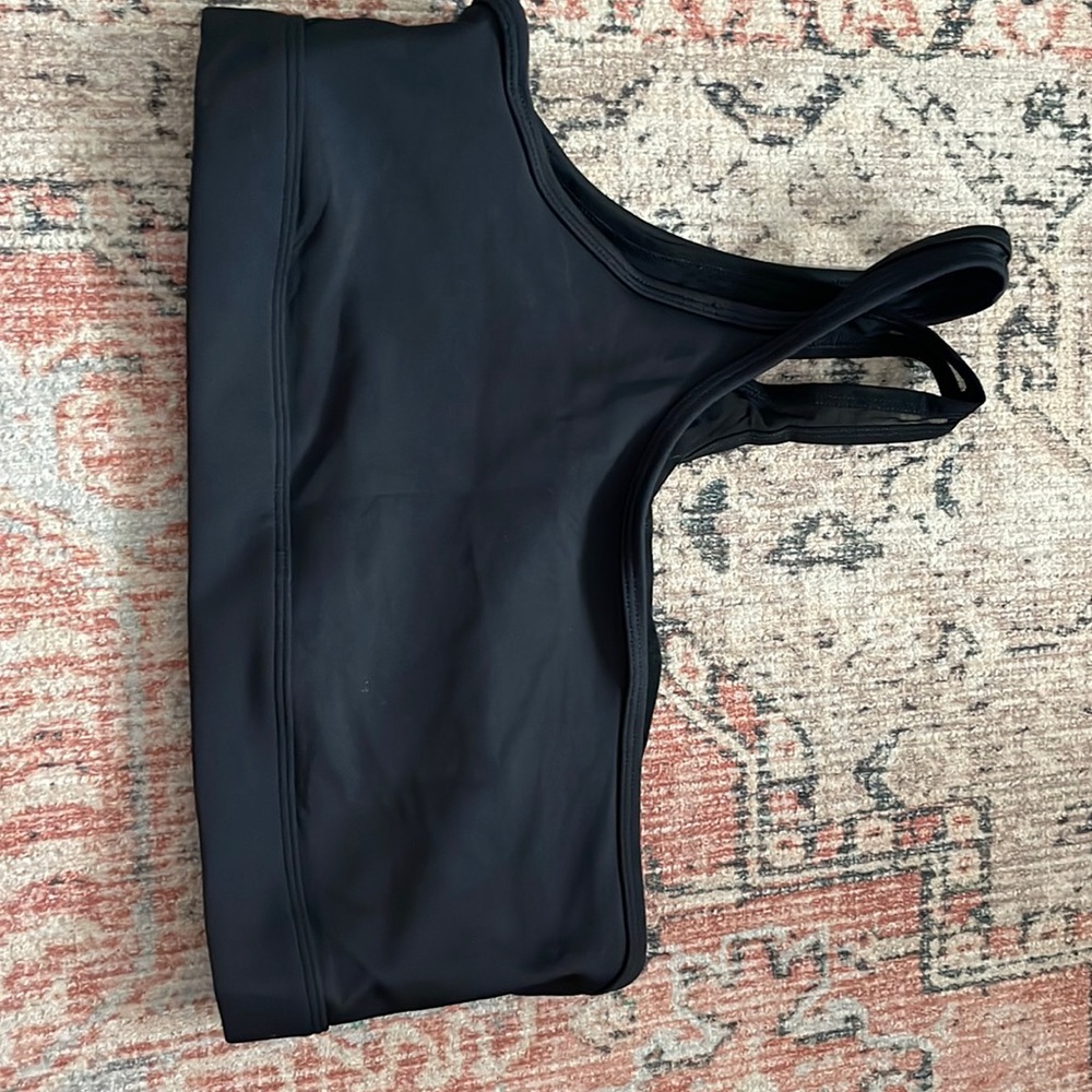 Alo one shoulder sports bra Black